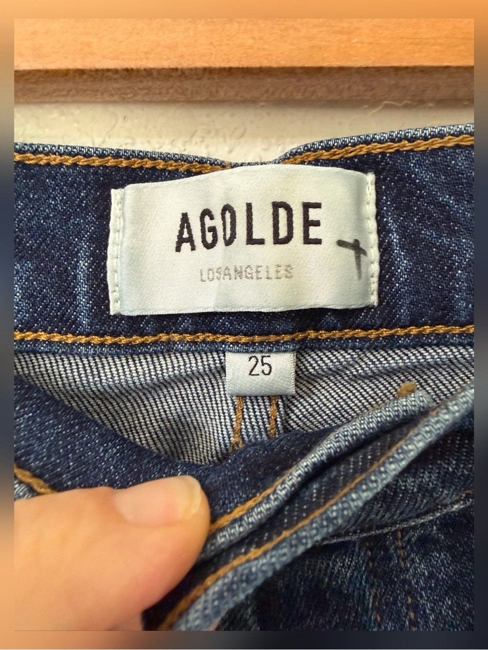 Agolde Riley High Rise Straight Crop Jeans - 25 - Picture 6 of 13